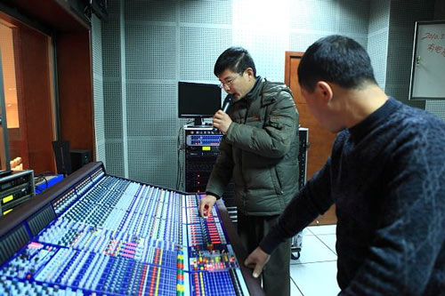 調(diào)試音響設備